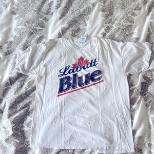Classic Mens t shirt, Labatt Blue beer, XL